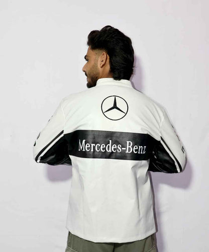 Mercedes racing jacket fully Embroidered and unique style.