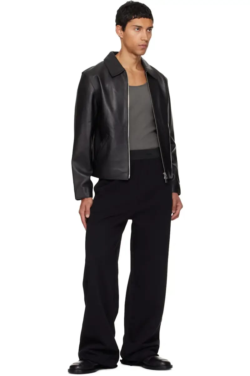 BLACK LEATHER JACKET
